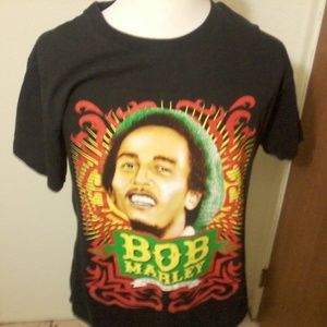 Bob Marley Reggae Shirt size Large Iron Zion Lion